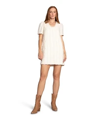 Belle & Bloom Solana Boho Fringe Mini Shift Dress