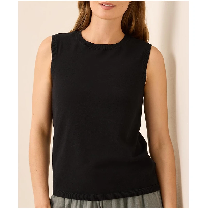 Pact Women's Organic Cotton Classic Fine Knit Shell