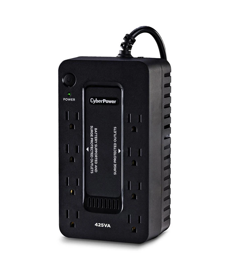 CyberPower ST425 8-Outlet Compact Standby Ups, 425 Va / 260W Power