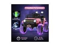 Akiudex 12V Kids Ride-On Truck with Remote Control and Music