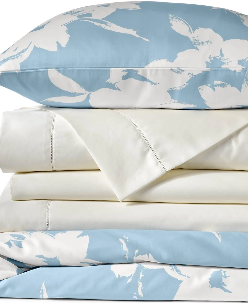 Lands' End 700 Thread Count Luxe Sateen Egyptian Cotton No Iron Duvet Bed Cover