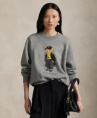 Polo Ralph Lauren Women's Bear Fleece Crewneck Sweatshirt