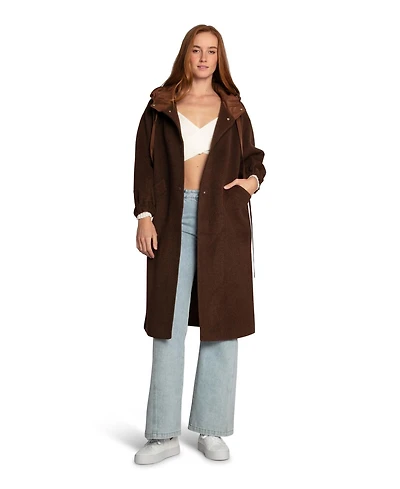 Belle & Bloom Fantasy Land Wool Blend Hooded Coat