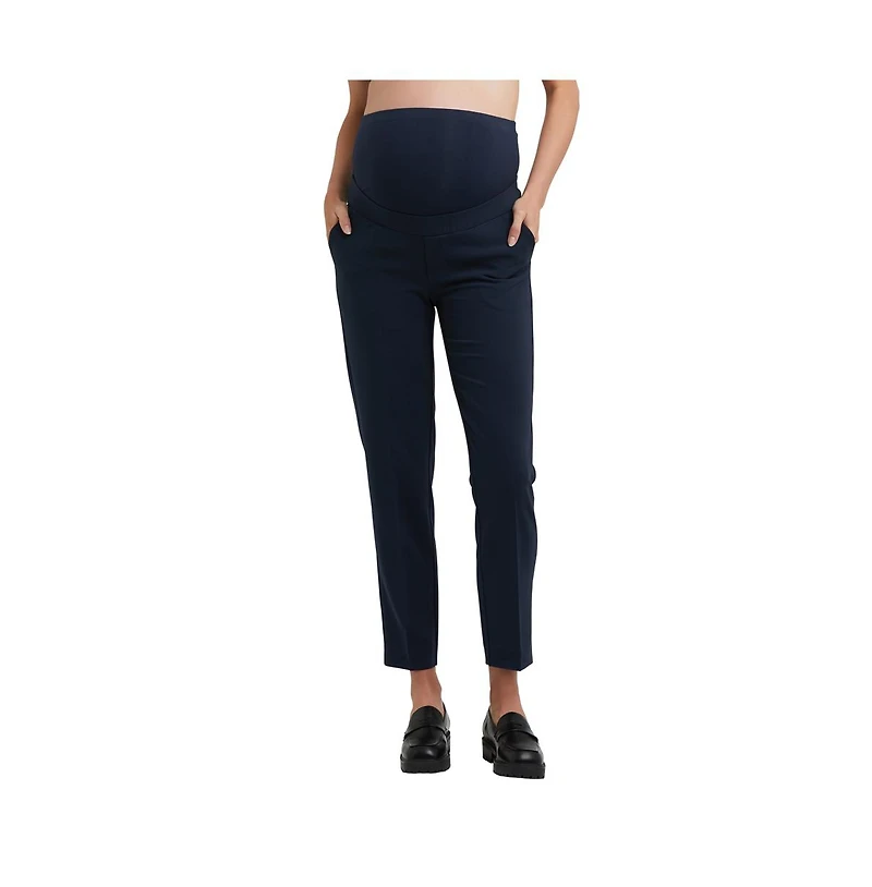 Ripe Maternity Alexa Classic Navy Crop Pants for Women
