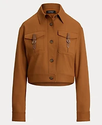 Lauren Ralph Women's Long Sleeve Cropped Jacket