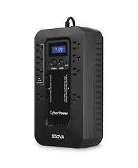 CyberPower Ecologic EC650LCD Compact 8 Outlets 650VA 390W Ups with Multifunction Lcd Panel, Eco Mode