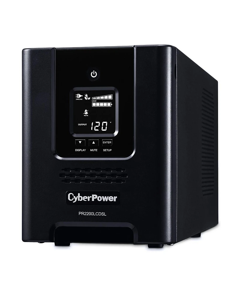 CyberPower PR2200LCDSL 2070 Va/1980W Smart App Sinewave Mini-Tower Ups, 6x Nema 5-20R, 1x Nema L5-20R