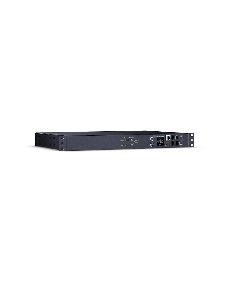 CyberPower PDU44001 10-Outlet 1U Rackmount Switched Ats Power Distribution Unit
