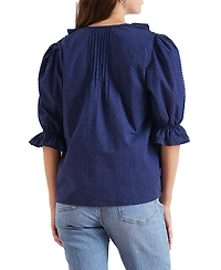 Paneros Clothing Women's Cotton Chloe Shirt Navy