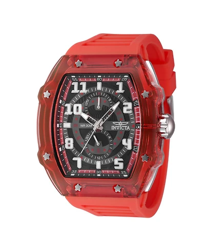 Invicta Men's 48448 Invicta Racing Quartz Multifunction Black Dial Watch