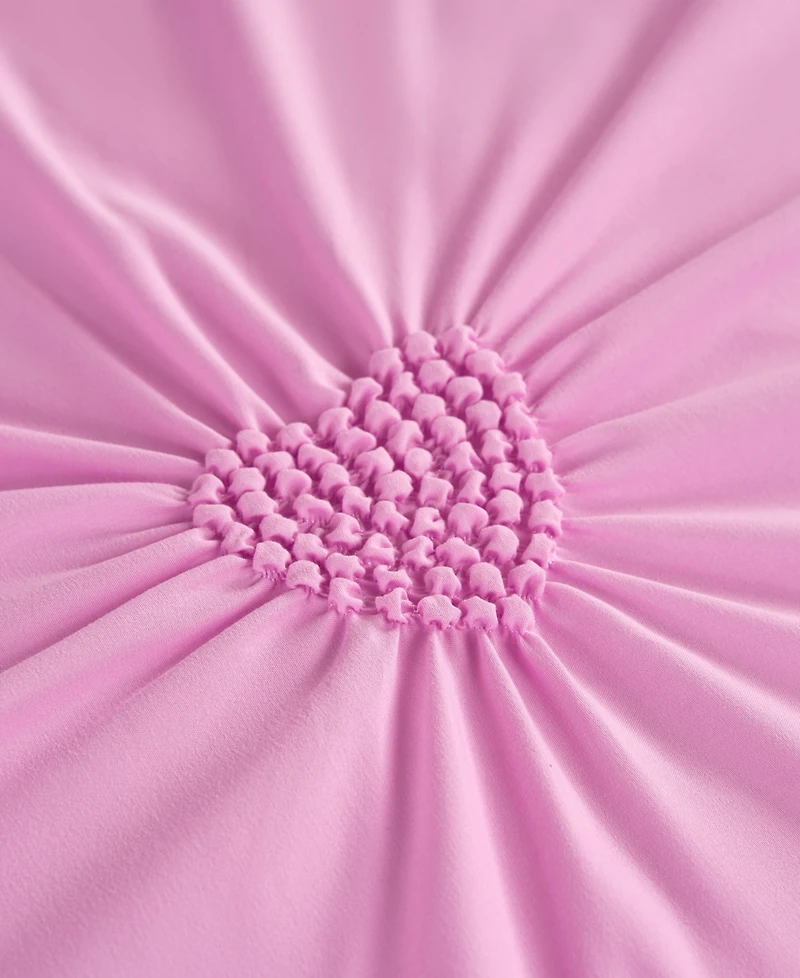 Juicy Couture Amora Gathered Heart 3-Pc. Comforter Set, King