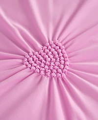 Juicy Couture Amora Gathered Heart 3-Pc. Comforter Set, King