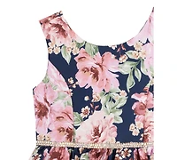 Rare Editions Toddler and Little Girls Mikado Printed Fit Flare Dress