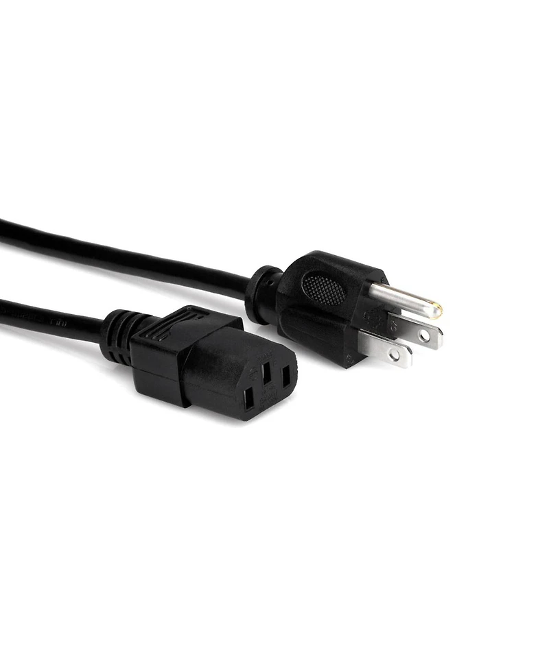 Hosa Technology 6" Iec C13 to Nema 5-15P Extension Cable