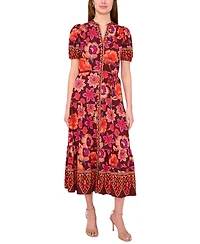 Msk Petite Puff Sleeve Maxi Dress