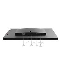 Lenovo ThinkVision P24h-30 23.8" 16:9 Qhd Ips Wled Lcd Monitor, Raven Black