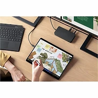 Microsoft Surface Pro 10 13" 120Hz 2-In-1 Wi-Fi + 5G Tablet, Intel Core Ultra 7-165U 1.7GHz, 16GB Ram, 256GB Ssd, Windows 11 Pro, Platinum, Taa C