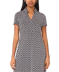 Msk Petite Short Sleeve Midi Dress