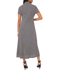 Msk Petite Short Sleeve Midi Dress