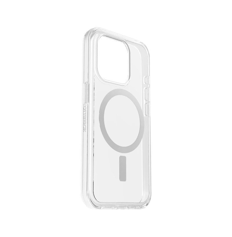 OtterBox Symmetry Plus Clear MagSafe Case for Apple iPhone 15 Pro-Clear