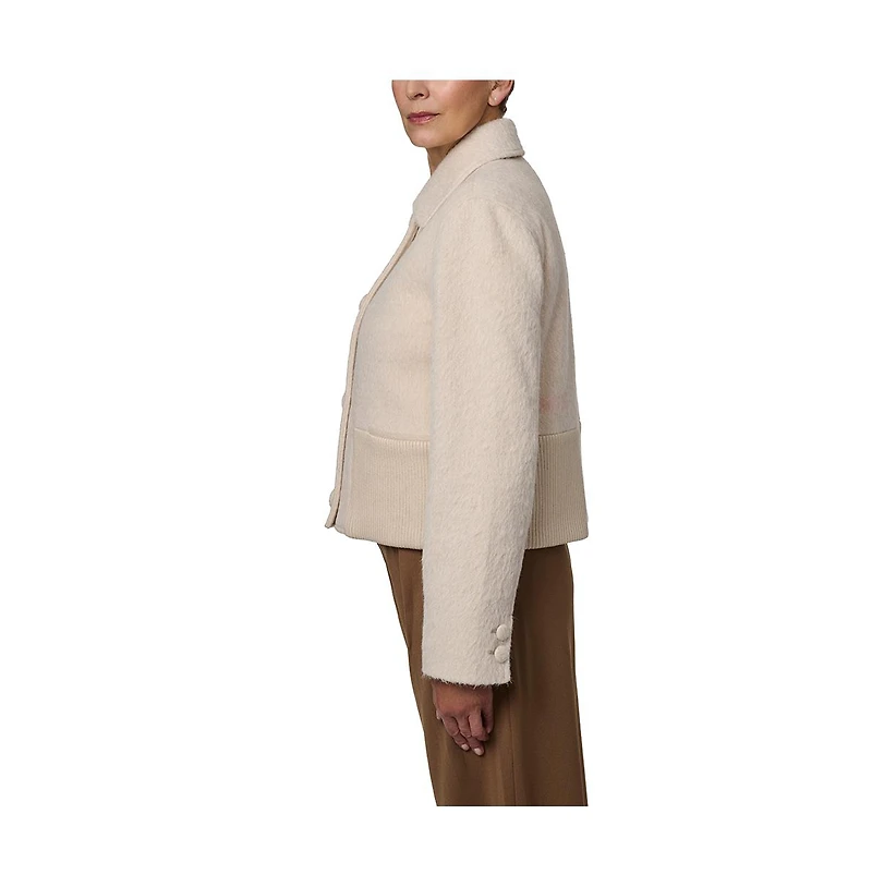 Bernardo Texture Knit Short Jacket