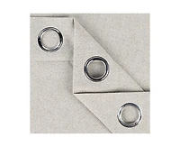 Superior Neal 100% Blackout Solid Machine Washable Curtains, Set of 2 Panels