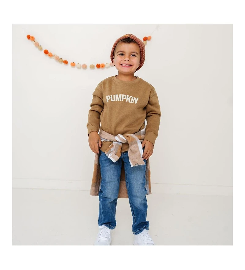 Sweet Wink Little and Big Boys Pumpkin Sweatshirt