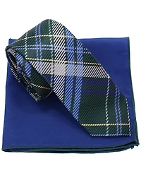 Ben Sherman Men's 2-Piece Tie and Solid Pocket Square Half Box Set