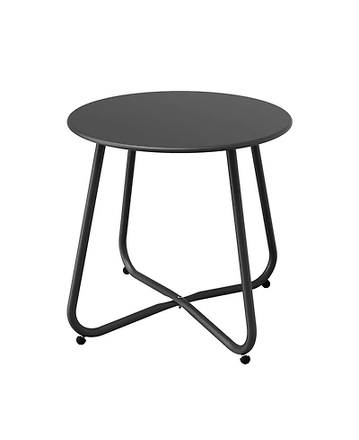 Decksplore Outdoor detachable iron sheet coffee table