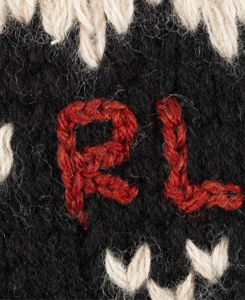 Polo Ralph Lauren Men's Holiday Pattern Cable Scarf