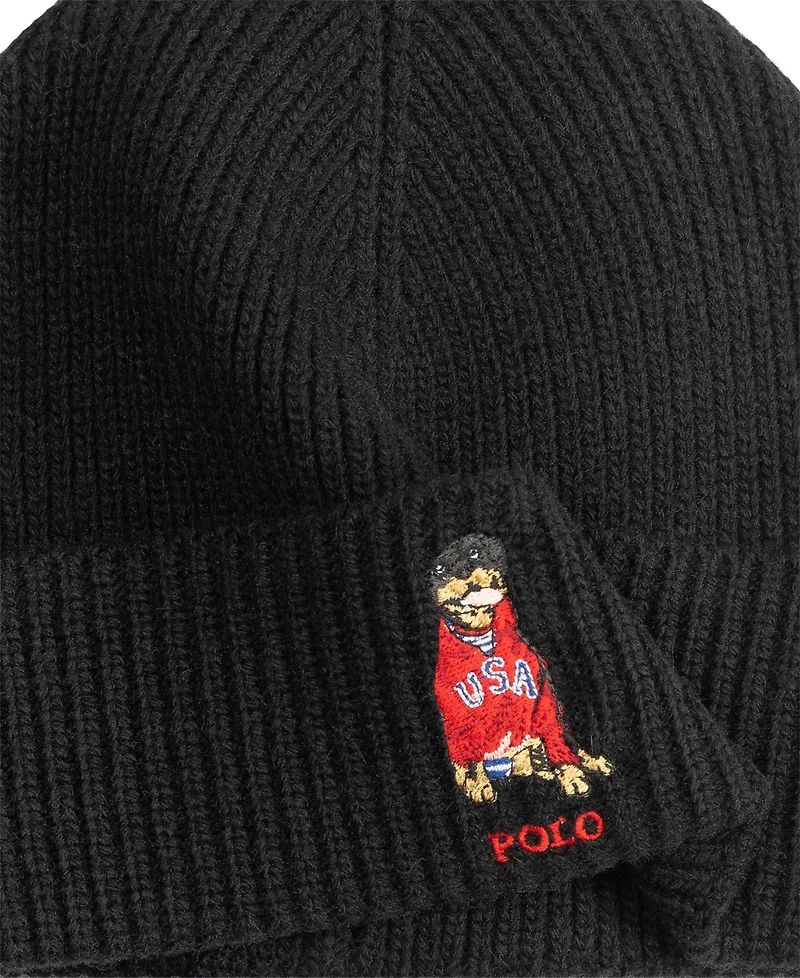 Polo Ralph Lauren Men's Usa Dog Beanie