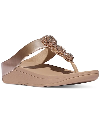 FitFlop Women's Fino Beadie Wedge Sandals