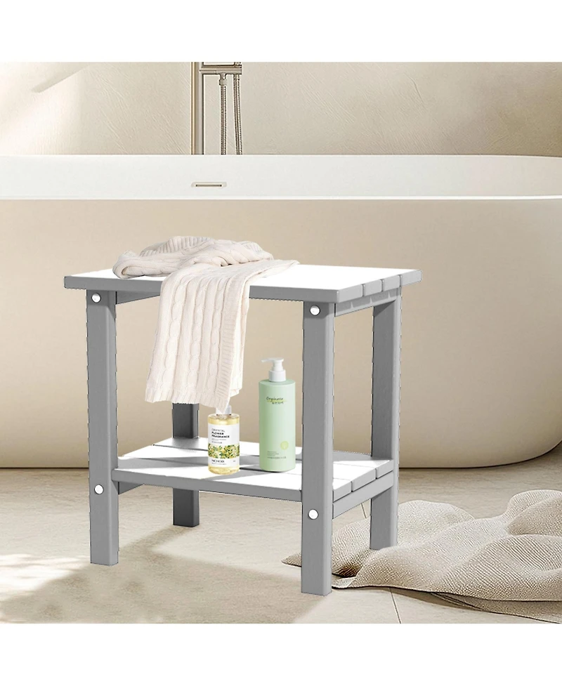 Decksplore Double-layer coffee table made of Hdpe