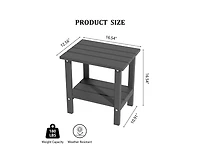 Decksplore Double-layer coffee table made of Hdpe