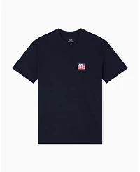 A|X Armani Exchange Men's Top Chest "A X 1991" Badge Graphic T-Shirt