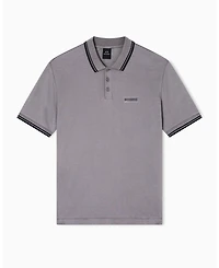 A|X Armani Exchange Men's Cozy Lab Pique with Collar Tipping Polo Shirt