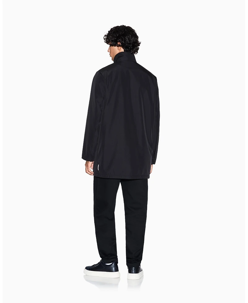 A|X Armani Exchange Men's Long Poly Bonded Sport Jacket