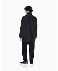 A|X Armani Exchange Men's Long Poly Bonded Sport Jacket