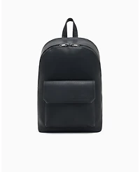 A|X Armani Exchange Men's Faux-Leather with Lettering Backpack