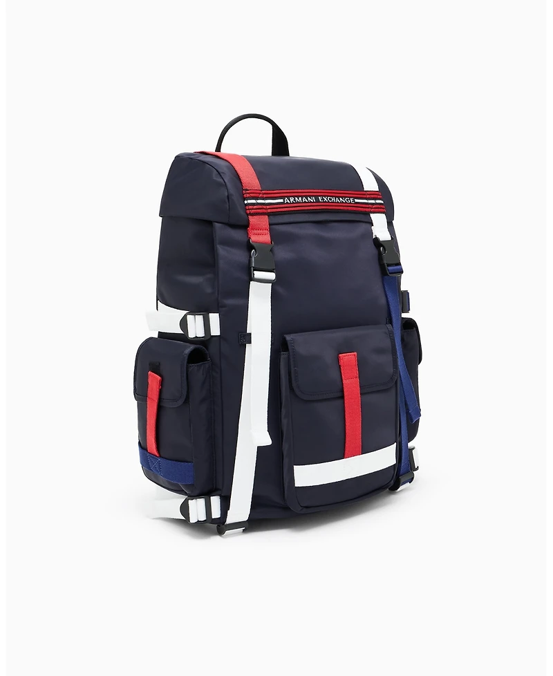 A|X Armani Exchange Men's Nylon Utility Backpack
