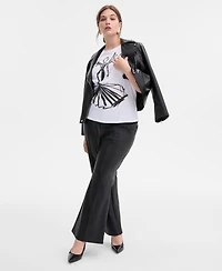 I.n.c. International Concepts Women's Cotton 40th Anniversary Collaboration T-Shirt, Macy's Exclusive