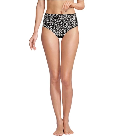 Lands' End Women's Mid Rise Bikini Bottoms