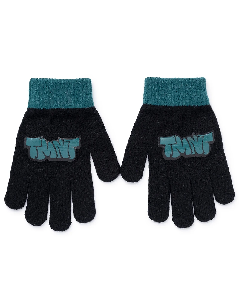 Teenage Mutant Ninja Turtles Big Boys 2-Piece Turtles Beanie and Gloves Set