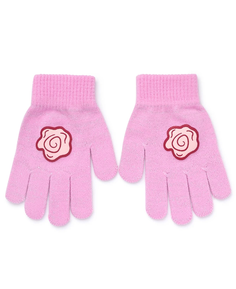 Princess Big Girls 2-Piece Princess Beanie and Gloves Set