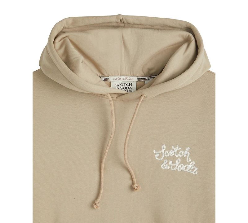 Scotch & Soda Men's Relaxed Fit Graphic Hoodie