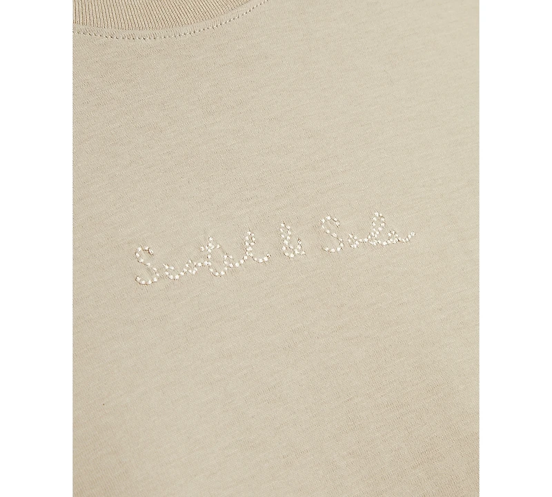 Scotch & Soda Men's Oversized Short Sleeve Graphic T-Shirt