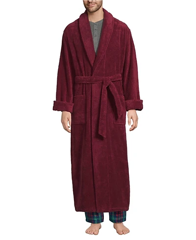 Lands' End Men's Full Length Turkish Terry Robe