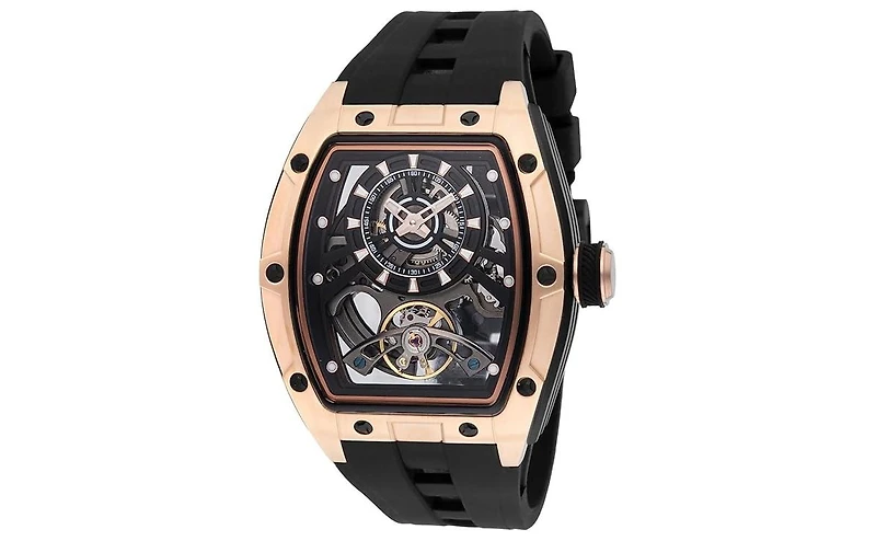 Invicta Men's 49037 S1 Rally Automatic 3 Hand Black Dial Watch