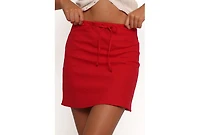 Petal and Pup Women's Sonni Linen Mini Skirt