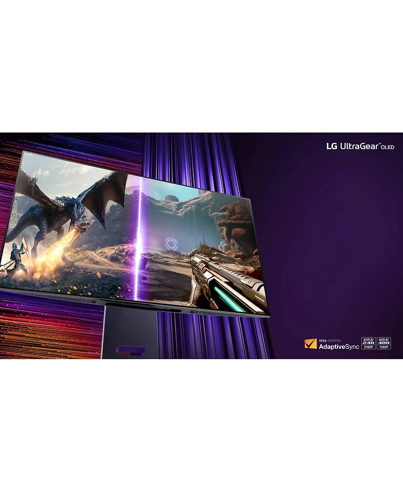 Lg UltraGear 32GS95UE-b 32" 16:9 Dual Mode 4K Uhd 240Hz & Full Hd 480Hz Oled Hdr Gaming Monitor